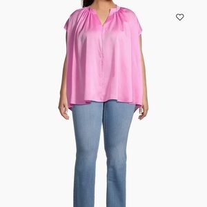 Holly Harshman Finch popover blouse NWT, size XS.